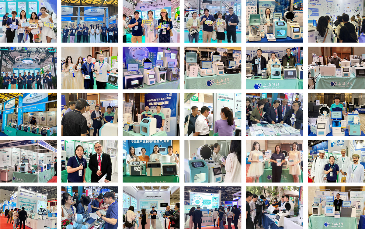 Our Jingxin team demonstrating laboratory instruments and meeting researchers at scientific exhibitions